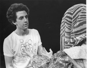 Jonathan Larson in a production while a student at Adelphi